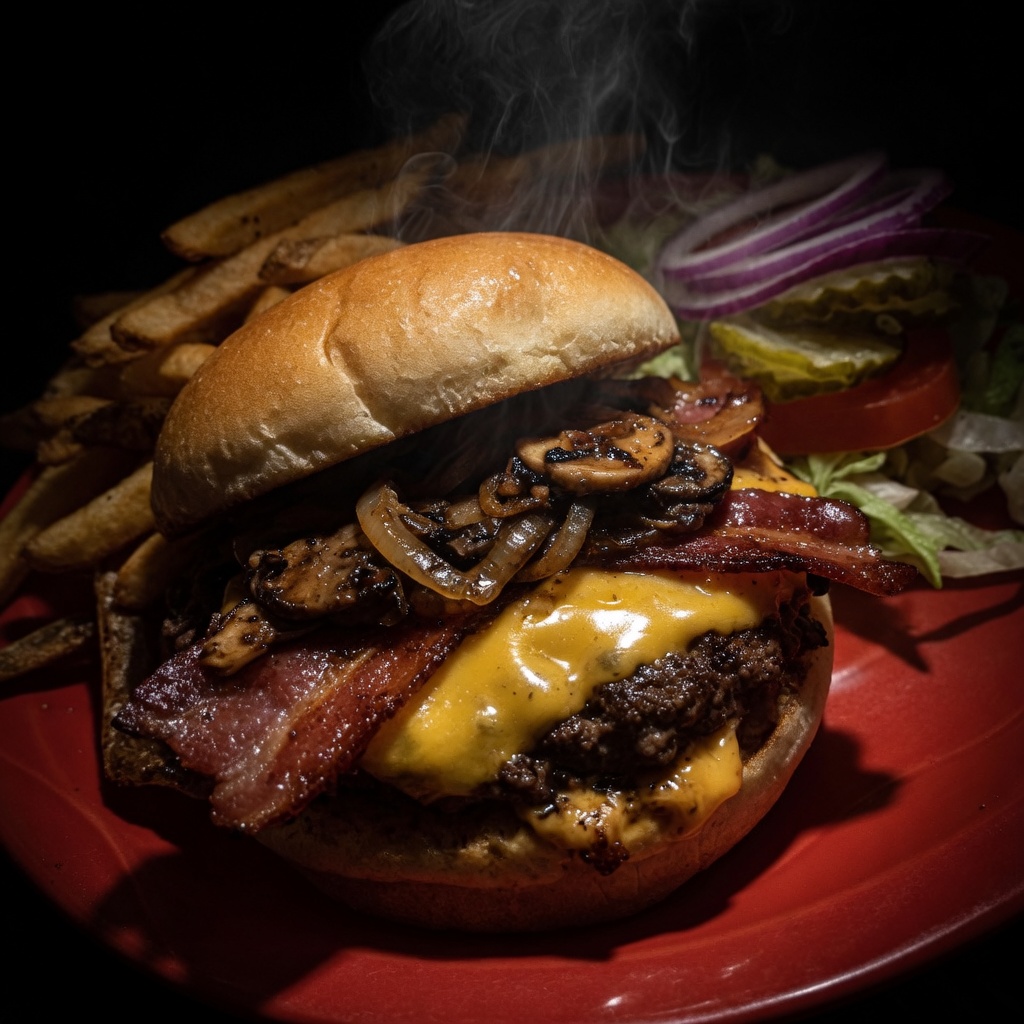 Rooster burger